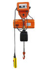 0.5t Single Phase Electric Chain Hoist With Drop Forged Steel Suspension &amp; Load Hooks
