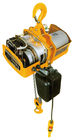 Safe Suspended Type Electric Chain Hoist With Single / Double Speed