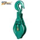 Hook Type Single Lashing Snatch Sheave Block Pulley / Pulley Block And Tackle Witn Eye Bolt Or Hook