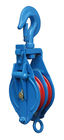 Double Sheave Block Pulley / Snatch Block Pulley With Hook Open Type CE