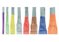 Building Multi Colored Polyester Webbing Lifting Slings With Various Capacity
