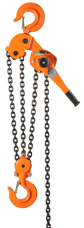 Manual 9t Lever Chain Hoist Steel Frame Orange For Lifting Use