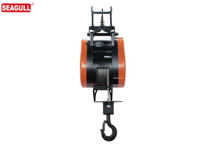 Portable 80kg - 300kg Mini Electric Wire Rope Hoist For Warehouse / Factory