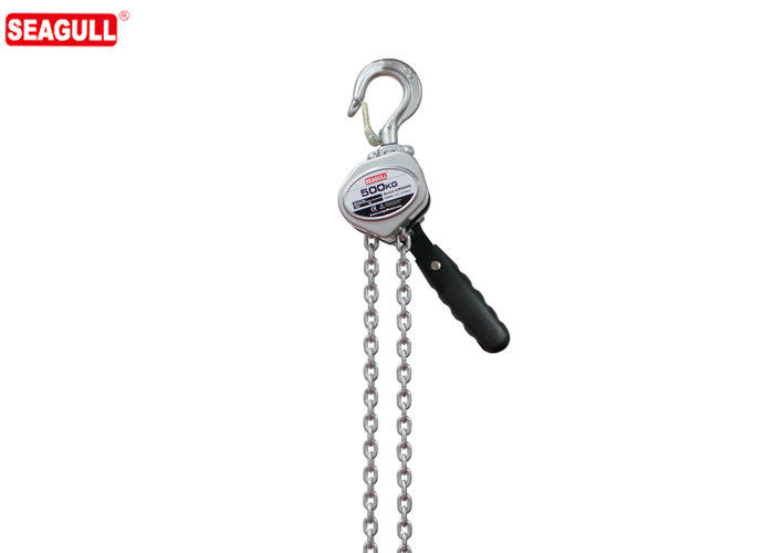 Light Weight Come Along Hoist , Pull Lift Chain Lever Hoist Rated Load 500kg
