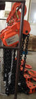 10 T Manual Chain Hoist Orange Double Pawl Braking For Lifting Use