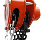 Red 5 Ton Manual Chain Block , Stainless Steel Hand Chain Hoist