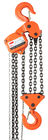 10T Manual Chain Block Orange Steel For Warehouse Lifting Use