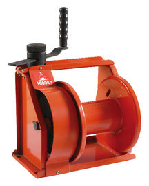 Orange Heavy Duty Hand Lifting Winch Manual Hand Winch For Boat