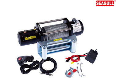 3 Stage Planetary Electric ATV Winch 8500lb For Building With 4.0KW / 5.5HP Motor