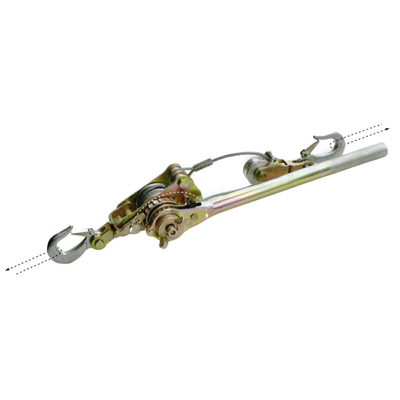 3/16 Inch Cable Diameter Hand-Operated Wire Rope Puller with 18 1 Leverage Ratio