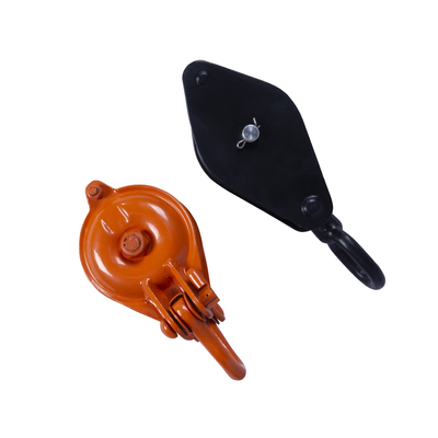 Tensile Strength Round Steel Sheave Block Pulley Silver PaintedForResult