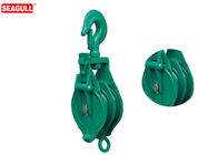 0.5t To 10t Double Sheave Block Pulley Green Painted Open Type