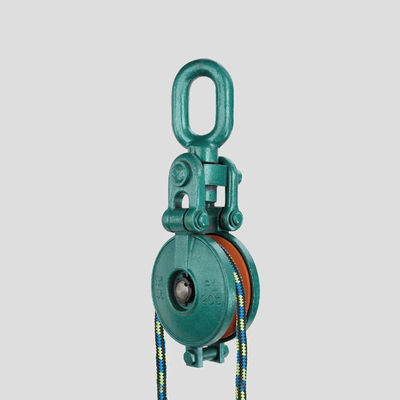 Load Capacity Steel Sheave Block Pulley Smooth Finish Silver Color for Heavy Lifting
