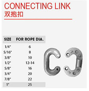 ASME B30.9 Certified Galvanized Alloy Steel CONNECTING LINK