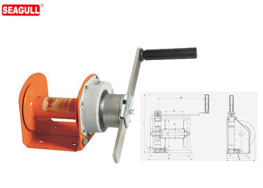 CE 3 Ton Small Hand Crank Winch For Automobile , Ship Mooring