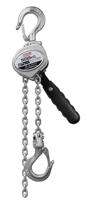Heavy Duty Alloy Steel Chain Hoist with 41 Inch Lever Length and Enhanced Durability