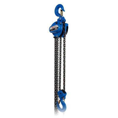 5mm Chain Diameter 2T 3m/min 12m Lift Manual Chain Block Powder Coated Hoist