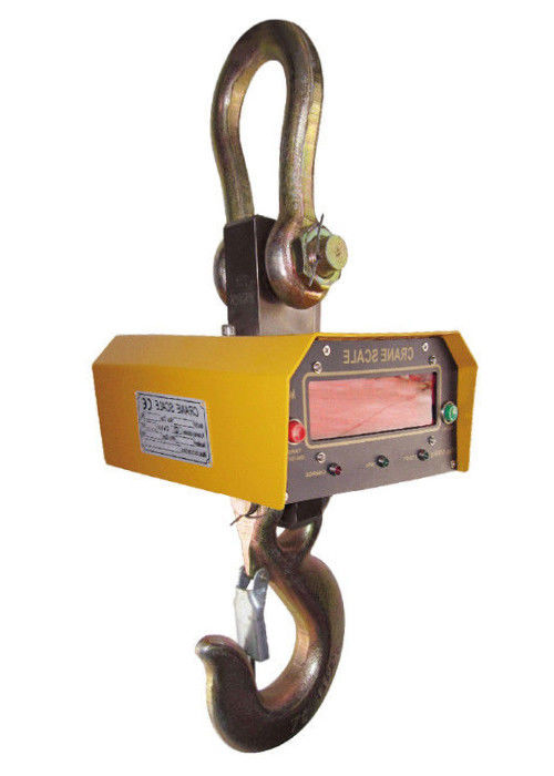Lightweight 10 Ton Steel Crane Weighing Scale With Yellow Painting