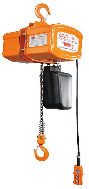 Safe Suspended Type Electric Chain Hoist With Single / Double Speed
