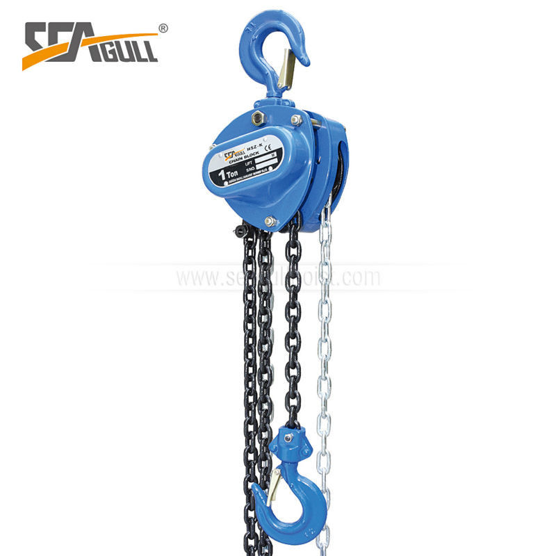 5 Ton 6 M Most Popular Manual Chain Block Hoist Chain Pulley Block