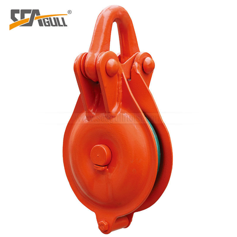 YBO Type marine explosion sheave pulley block , snatch block with best service