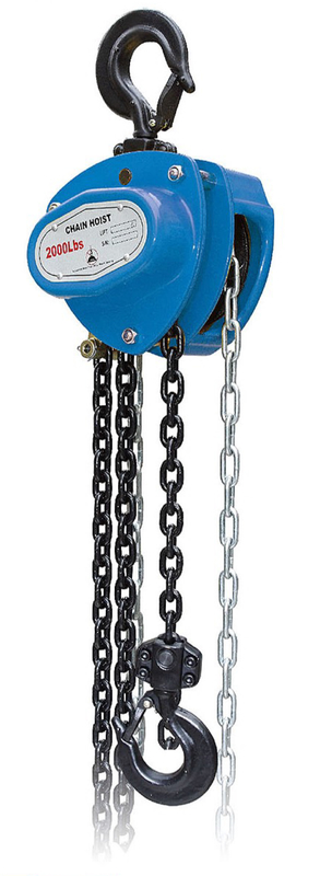 Manual Chain Block 1T Lightweight 5.3kg 4 1 Safety Factor for Easy Lifting