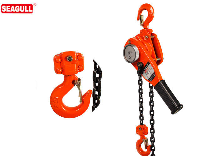 Stainless Steel 3/4 Ton Chain Lever Hoist For Project , 1 Year Warrannty