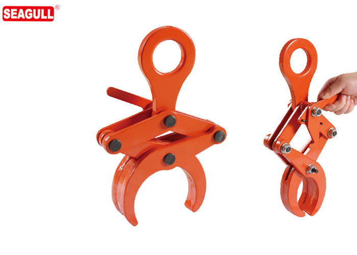 Vertical Pipe Lifting Clamp Round Stock Grabs Capacity 500kg -5000kg