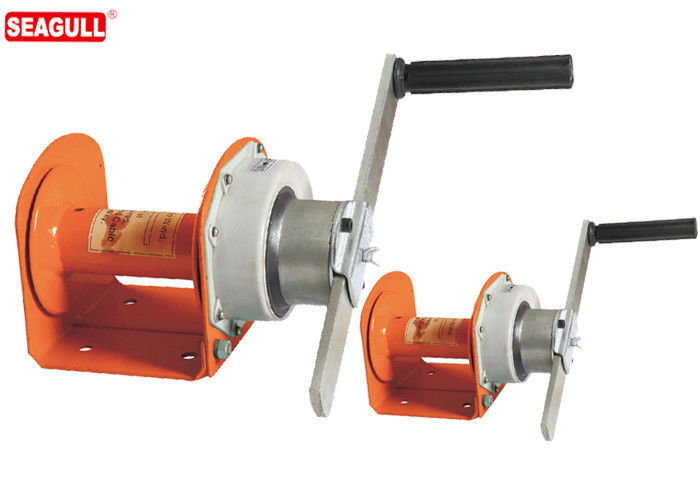 Worm Gear Hand Winch / Hand Lifting Winch Large Capacity 500kg - 3000kg