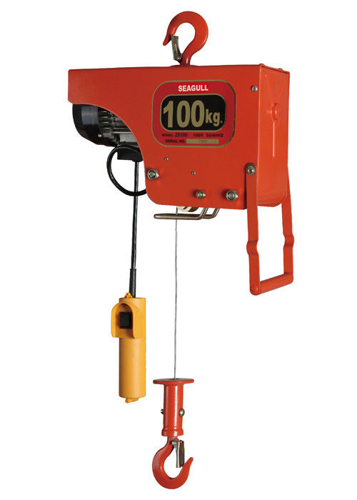Portable 200kg Electric Hoist With Remote Control , Electric Chain Blocks