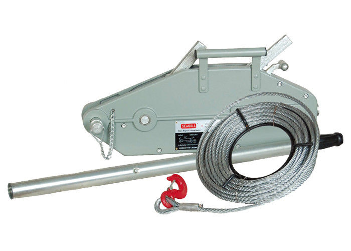Aluminum Body 0.8t 3 Ton Manual Chain Hoist Wire Rope Length 20m