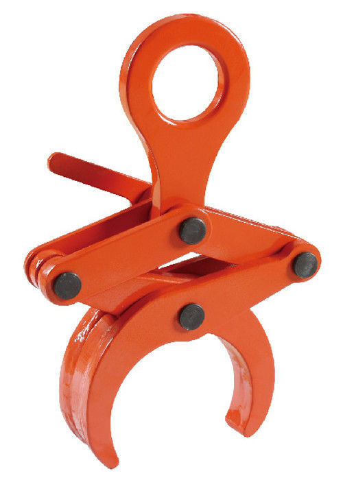 Safety Orange Painting Round Stock Grab 2 Ton Large Capacity / Plate Clamps For Lifting