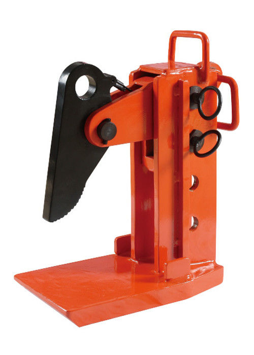 Chrome Multi Plate Lifting Clamp 15 T With Automatic Serrated Hardened Steel Cams / Pads