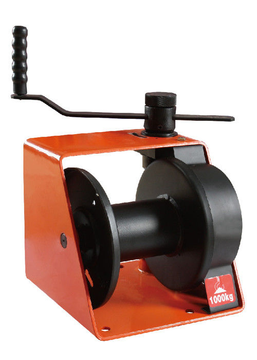 HWV Type Hand Winch , Heavy Duty Electric Winches With Self - Lock Device