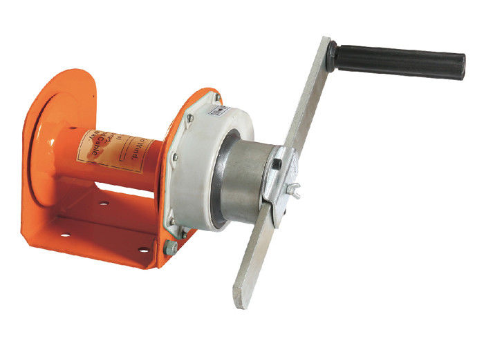 1 Ton Hand Lifting Winch For Ship Mooring , Portable Manual Winch With Brake