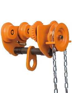 0.5T - 30T Push Travel Trolley Chain Sling Geared Trolley ISO 9001 ...