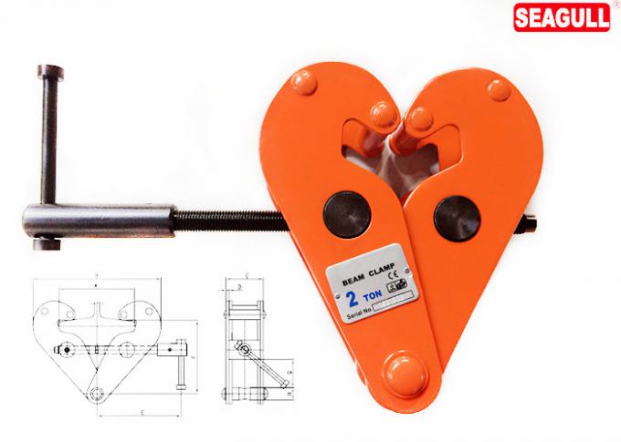 JT Lifting Clamp Steel I Beam Lift Clamps Manual Type , capacity 5 Ton ...